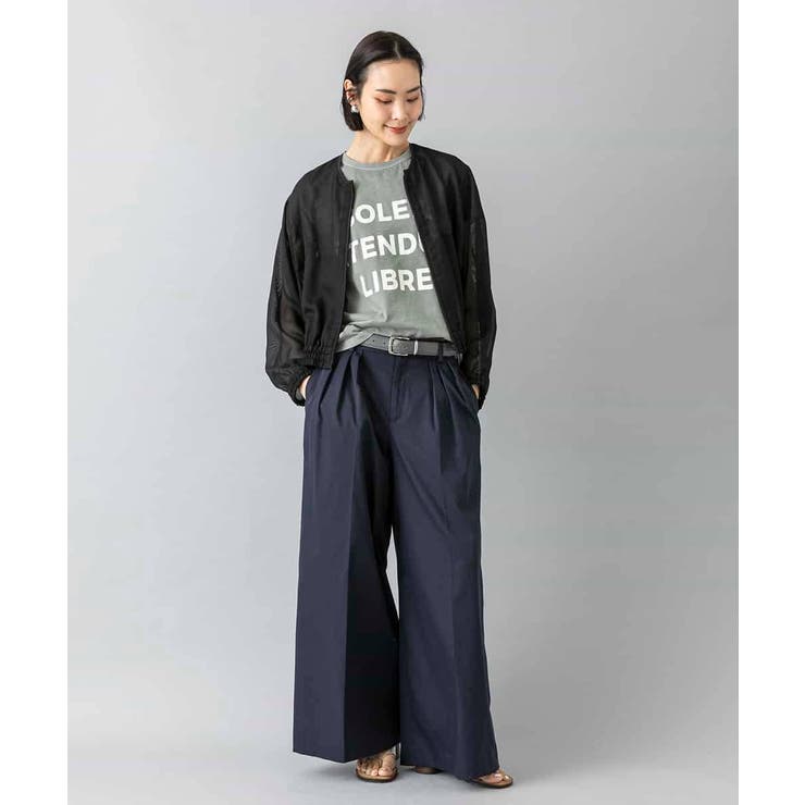 2タックワイドチノパンツ | MICHEL KLEIN | 詳細画像23 