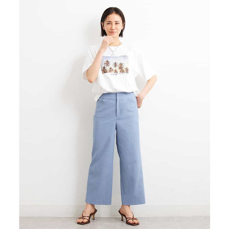 [定番人気]ストレッチワイドパンツ | MICHEL KLEIN | 詳細画像46 