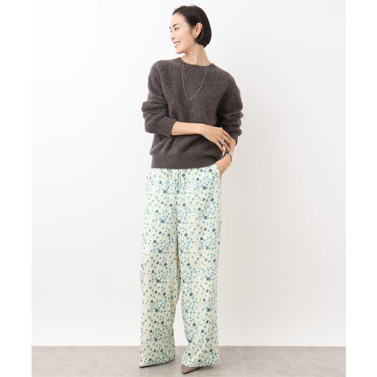 フラワープリントリラクシーパンツ(オリジナルプリント) | MICHEL KLEIN | 詳細画像12 