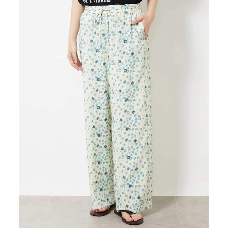 フラワープリントリラクシーパンツ(オリジナルプリント) | MICHEL KLEIN | 詳細画像13 