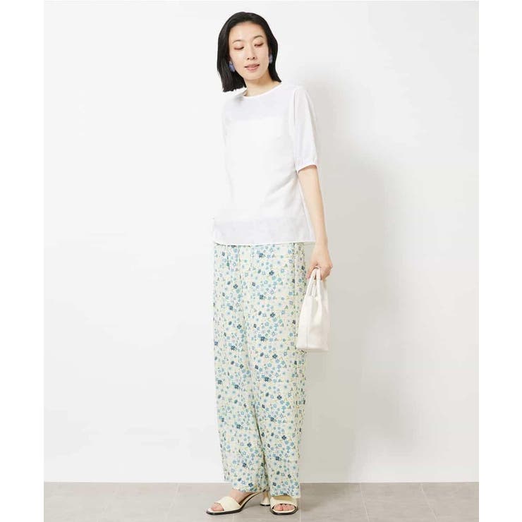 フラワープリントリラクシーパンツ(オリジナルプリント) | MICHEL KLEIN | 詳細画像16 