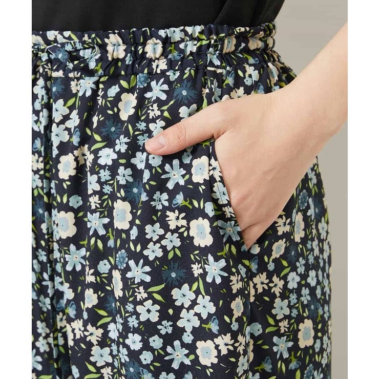 フラワープリントリラクシーパンツ(オリジナルプリント) | MICHEL KLEIN | 詳細画像25 