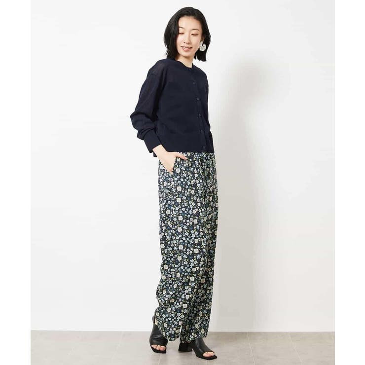 フラワープリントリラクシーパンツ(オリジナルプリント) | MICHEL KLEIN | 詳細画像3 