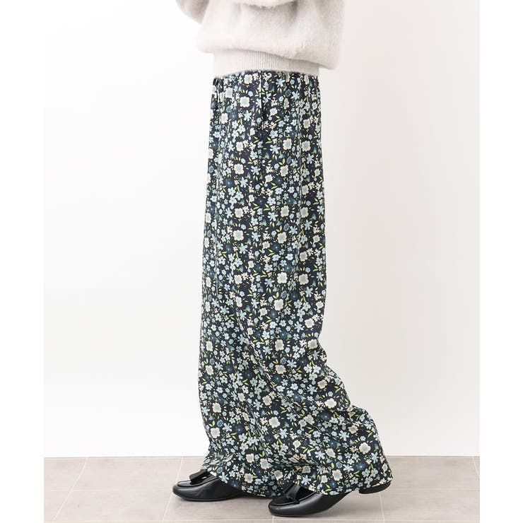 フラワープリントリラクシーパンツ(オリジナルプリント) | MICHEL KLEIN | 詳細画像7 