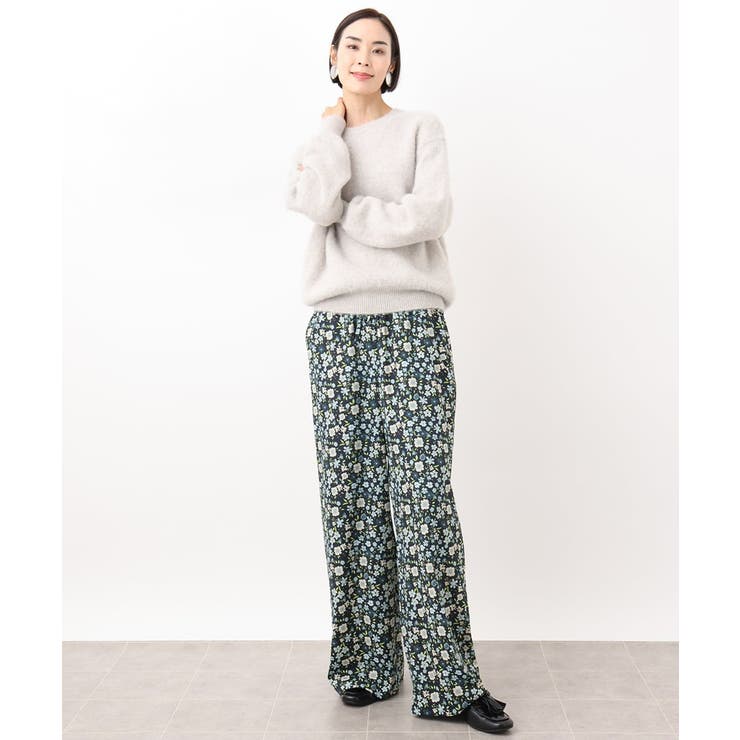 フラワープリントリラクシーパンツ(オリジナルプリント) | MICHEL KLEIN | 詳細画像9 