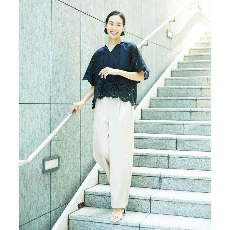 ワンタックワイドパンツ | MICHEL KLEIN | 詳細画像11 
