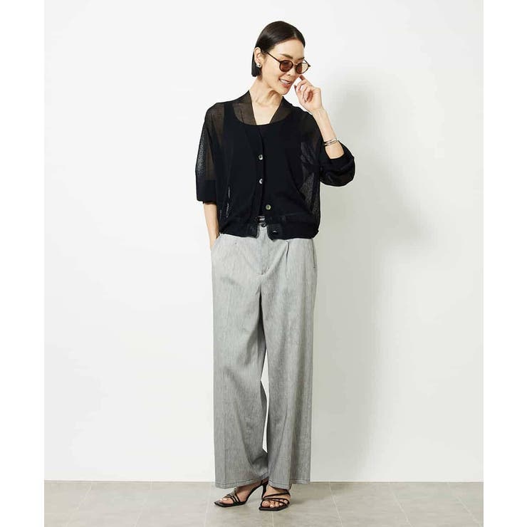 チノワイドパンツ | MICHEL KLEIN | 詳細画像21 