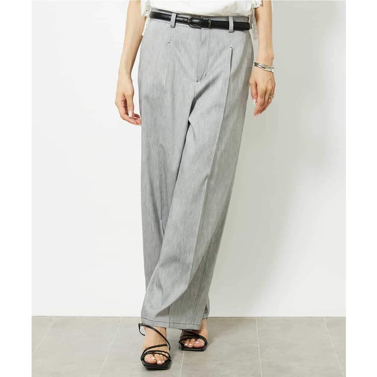 チノワイドパンツ | MICHEL KLEIN | 詳細画像3 