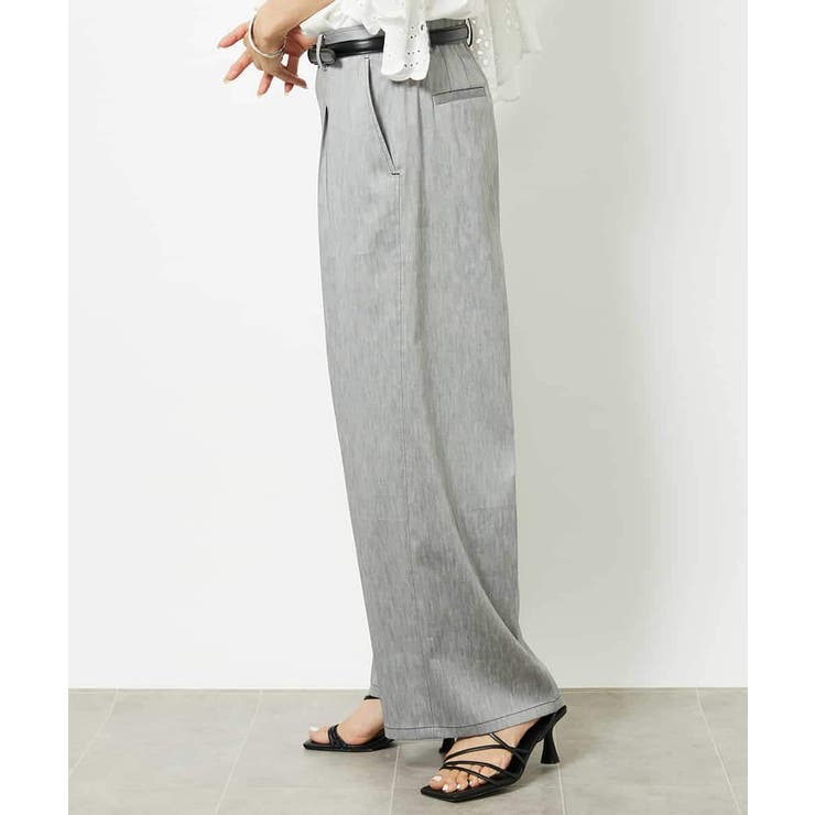 チノワイドパンツ | MICHEL KLEIN | 詳細画像4 