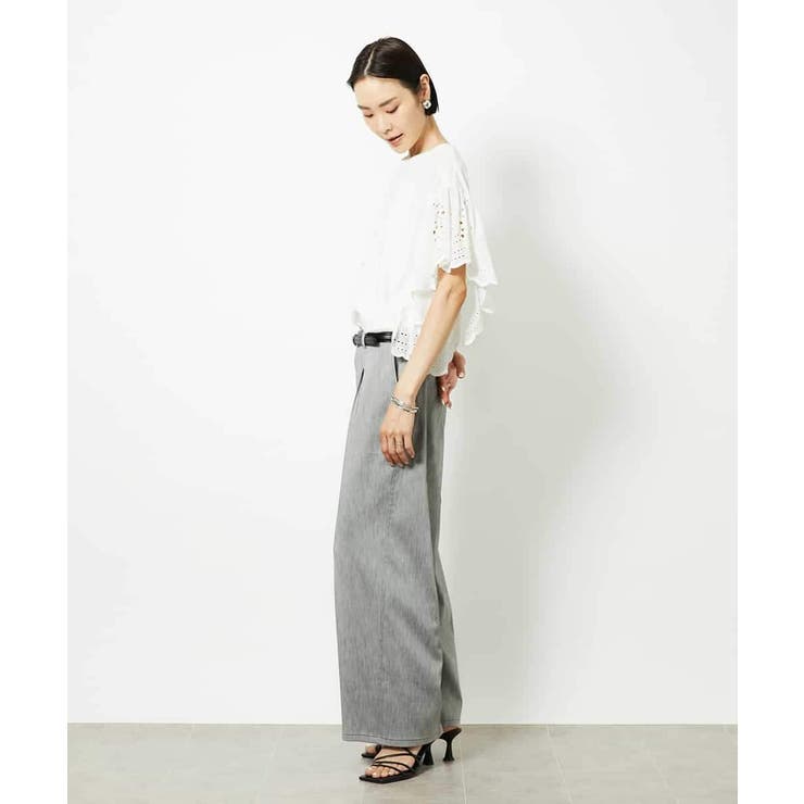 チノワイドパンツ | MICHEL KLEIN | 詳細画像5 