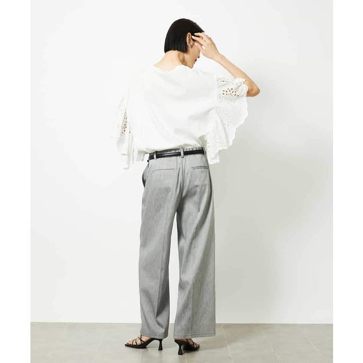 チノワイドパンツ | MICHEL KLEIN | 詳細画像6 