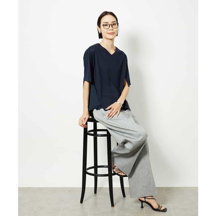 チノワイドパンツ | MICHEL KLEIN | 詳細画像8 