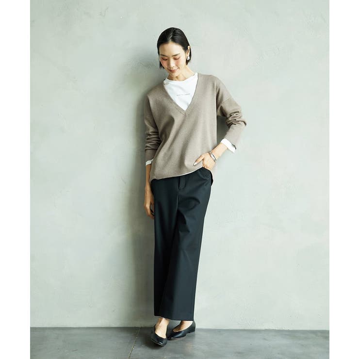 ツイルストレッチワイドパンツ | MICHEL KLEIN | 詳細画像37 