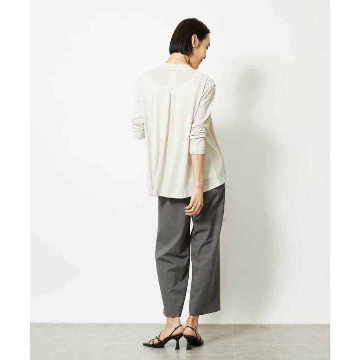 ツイルストレッチワイドパンツ | MICHEL KLEIN | 詳細画像6 
