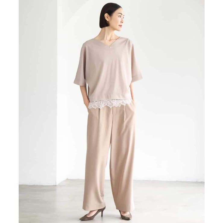 [2WAY]ピーチタッチワイドパンツ | MICHEL KLEIN | 詳細画像25 