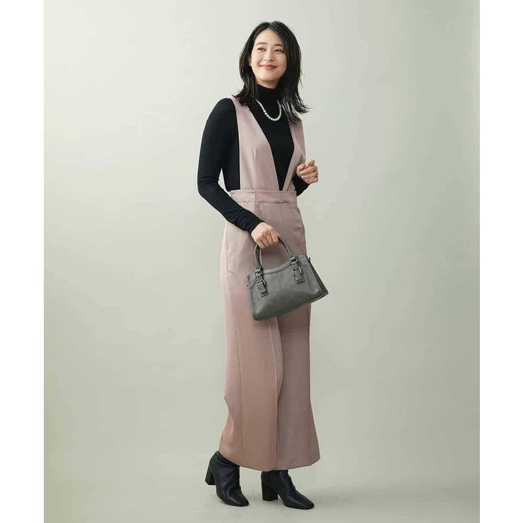 ライトサテン2WAYサロペット[品番：ITKW0007552]｜MICHEL KLEIN