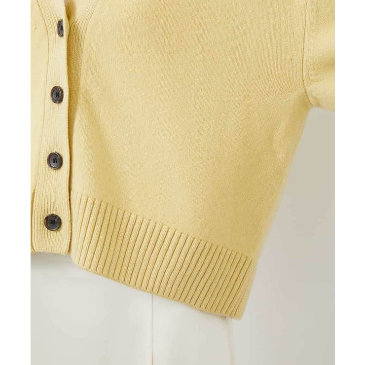 ラムウールVネックカーディガン | MICHEL KLEIN | 詳細画像20 