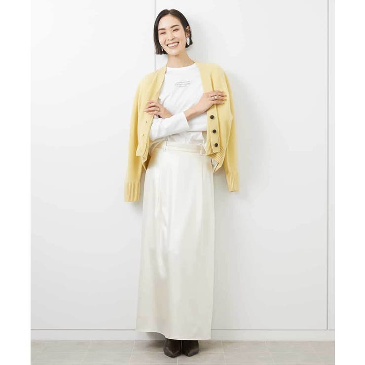 ラムウールVネックカーディガン | MICHEL KLEIN | 詳細画像6 