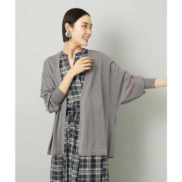 ドルマンスリーブトッパーカーディガン | MICHEL KLEIN | 詳細画像3 