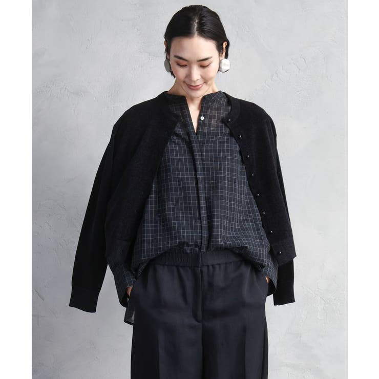 コンパクトモールカーディガン | MICHEL KLEIN | 詳細画像25 