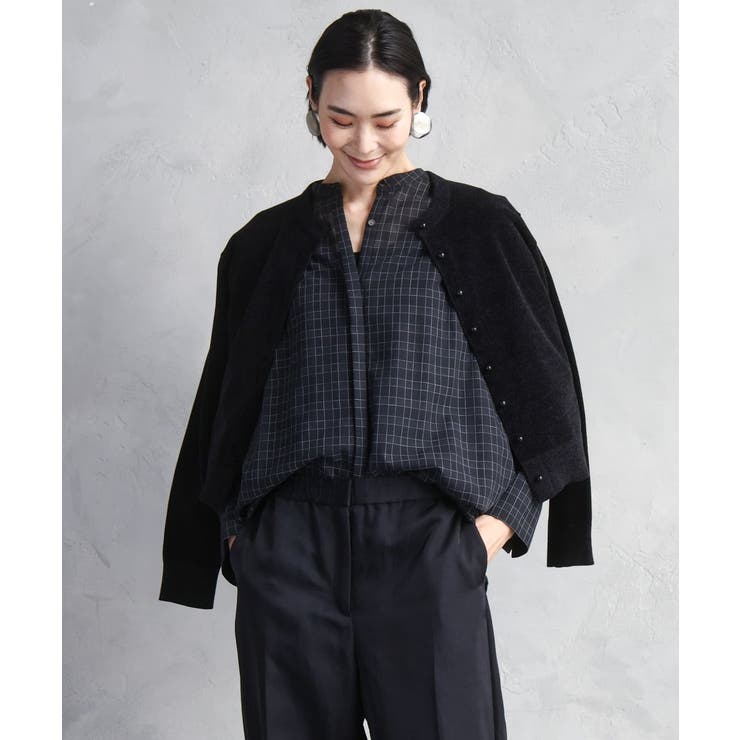 コンパクトモールカーディガン | MICHEL KLEIN | 詳細画像26 