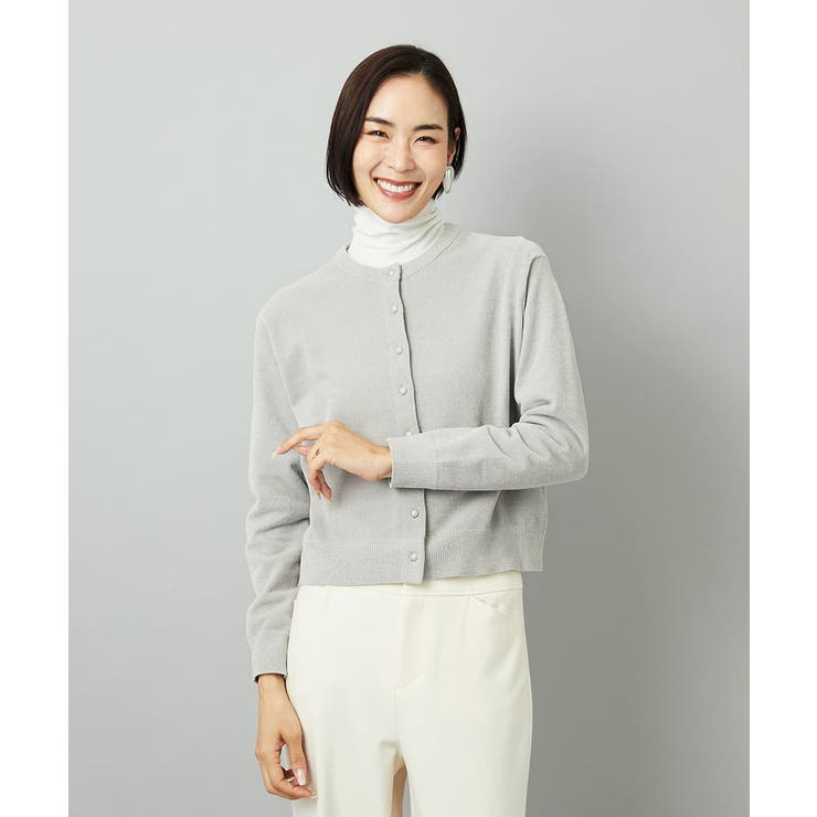 コンパクトモールカーディガン | MICHEL KLEIN | 詳細画像30 