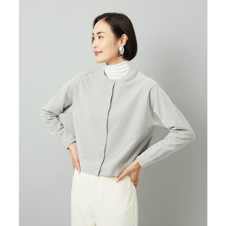 コンパクトモールカーディガン | MICHEL KLEIN | 詳細画像31 