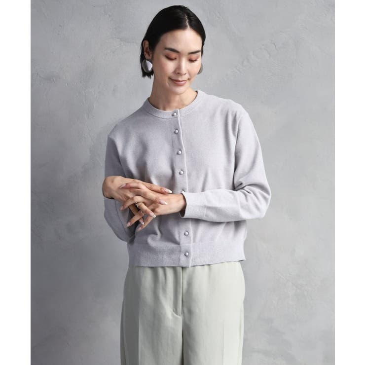 コンパクトモールカーディガン | MICHEL KLEIN | 詳細画像35 