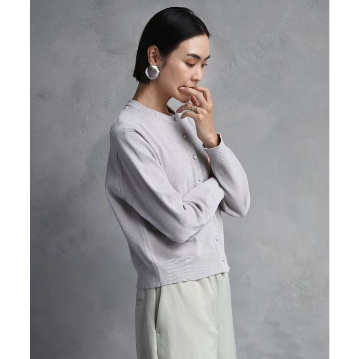 コンパクトモールカーディガン | MICHEL KLEIN | 詳細画像37 