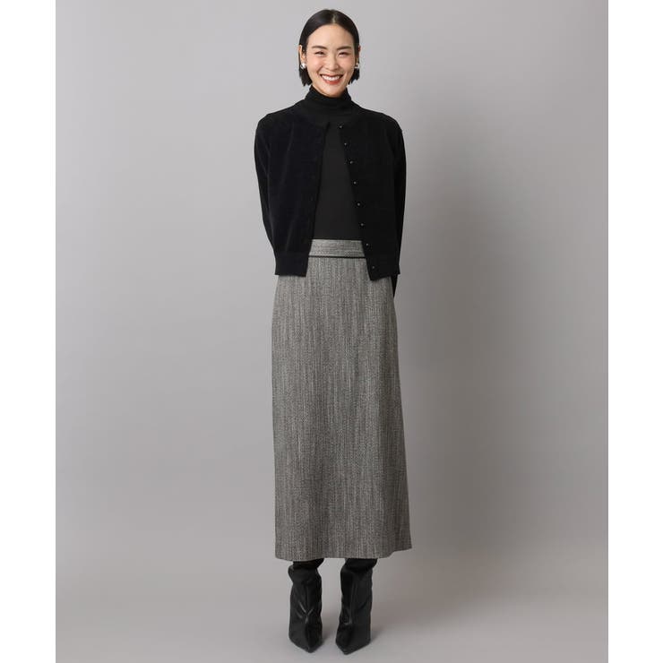 コンパクトモールカーディガン | MICHEL KLEIN | 詳細画像5 