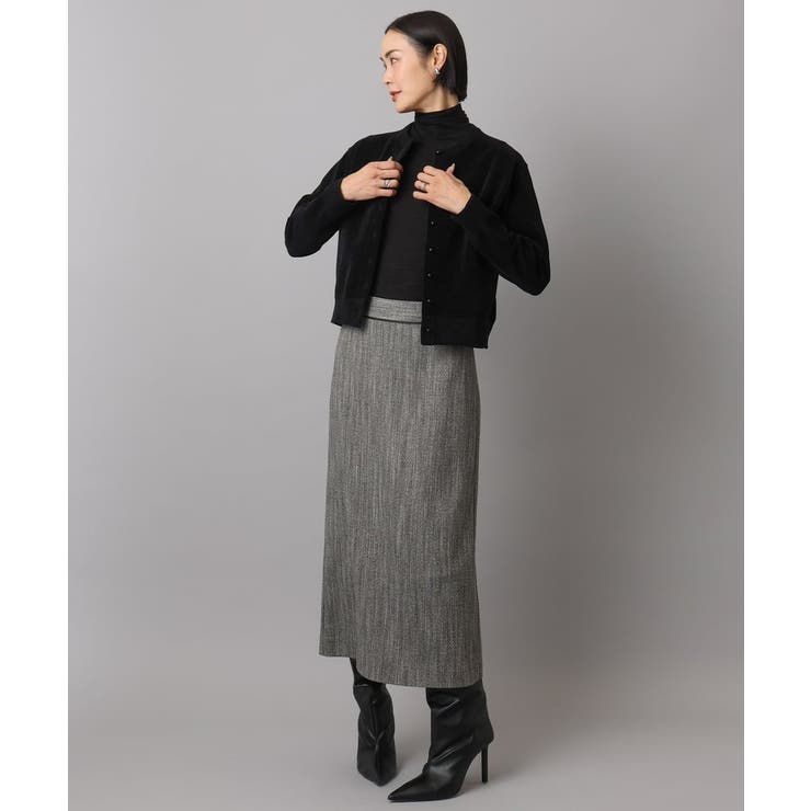 コンパクトモールカーディガン | MICHEL KLEIN | 詳細画像7 