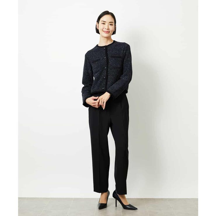 ツィード調モールニットジャケット | MICHEL KLEIN | 詳細画像15 