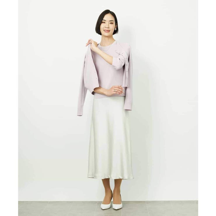 [アンサンブル対応]コンパクトクルーネックカーディガン | MICHEL KLEIN | 詳細画像27 