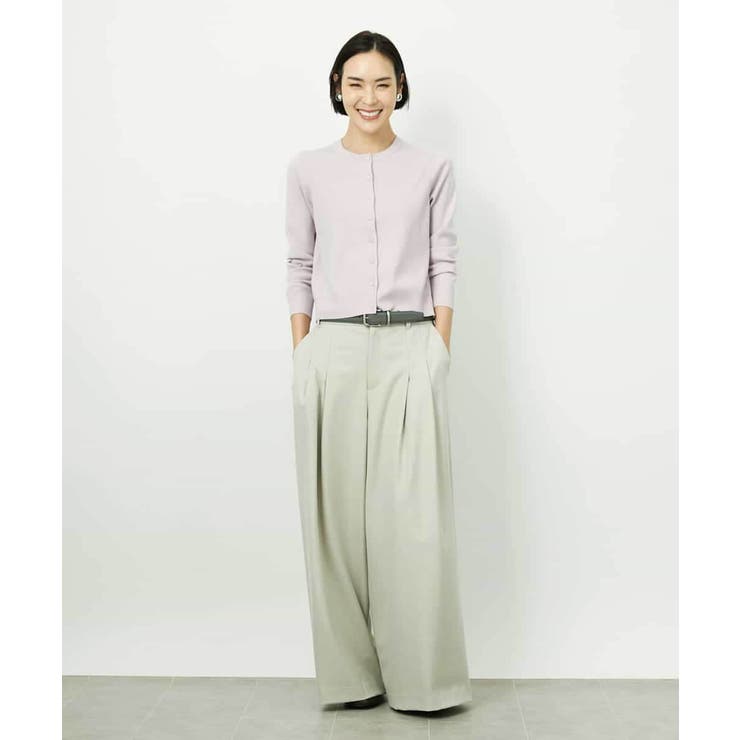 [アンサンブル対応]コンパクトクルーネックカーディガン | MICHEL KLEIN | 詳細画像32 