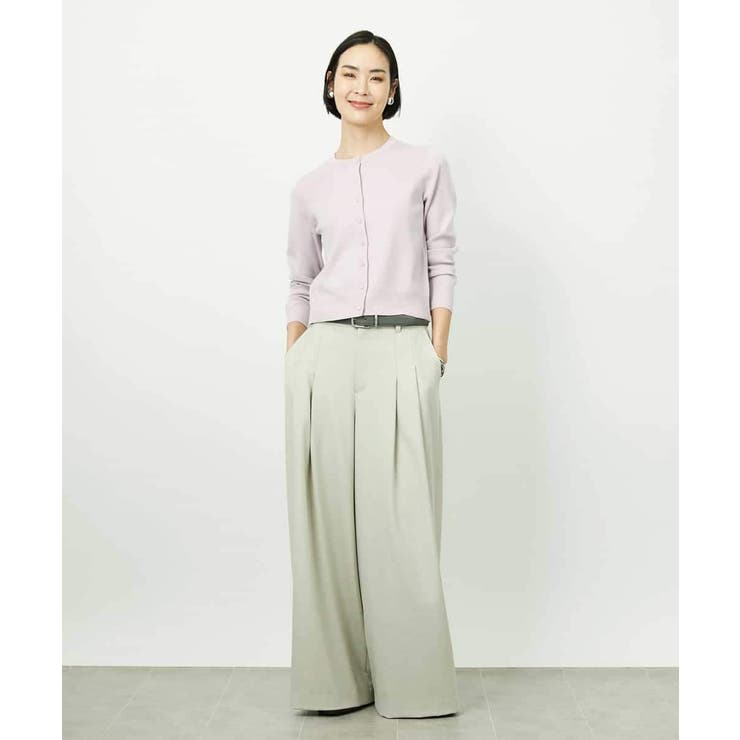 [アンサンブル対応]コンパクトクルーネックカーディガン | MICHEL KLEIN | 詳細画像33 