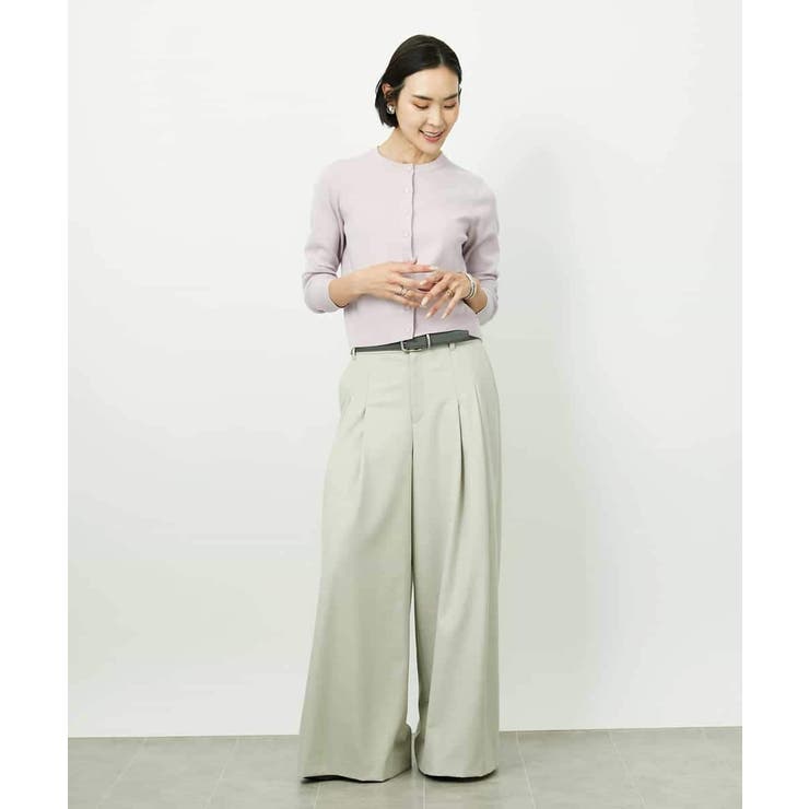 [アンサンブル対応]コンパクトクルーネックカーディガン | MICHEL KLEIN | 詳細画像35 