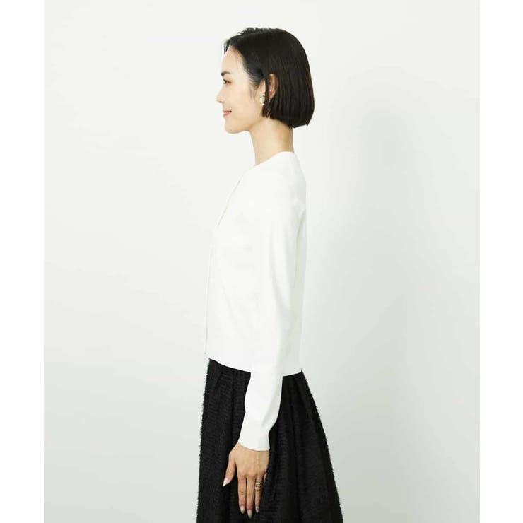 [アンサンブル対応]コンパクトクルーネックカーディガン | MICHEL KLEIN | 詳細画像38 