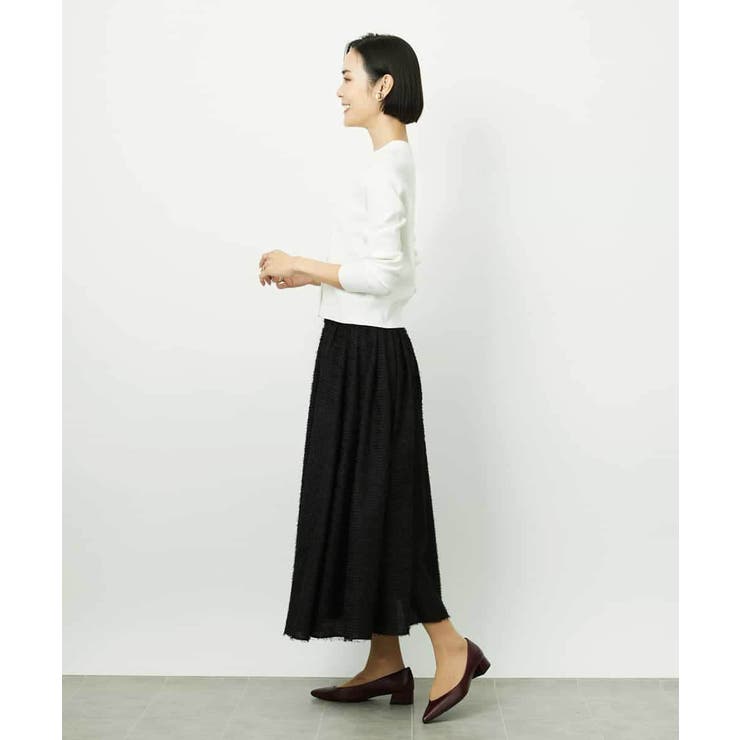 [アンサンブル対応]コンパクトクルーネックカーディガン | MICHEL KLEIN | 詳細画像5 