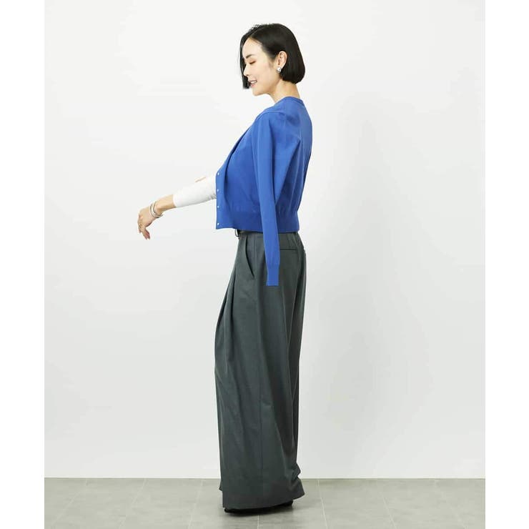 コンパクトクルーネックカーディガン | MICHEL KLEIN | 詳細画像10 