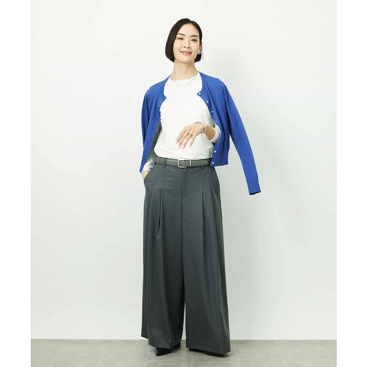 コンパクトクルーネックカーディガン | MICHEL KLEIN | 詳細画像11 