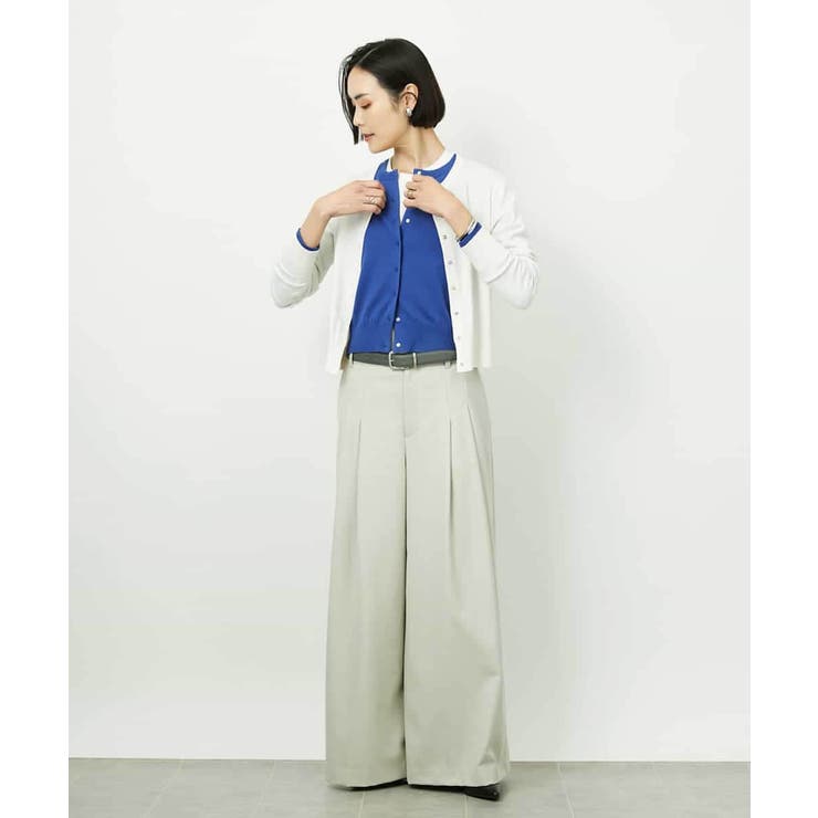 コンパクトクルーネックカーディガン | MICHEL KLEIN | 詳細画像16 