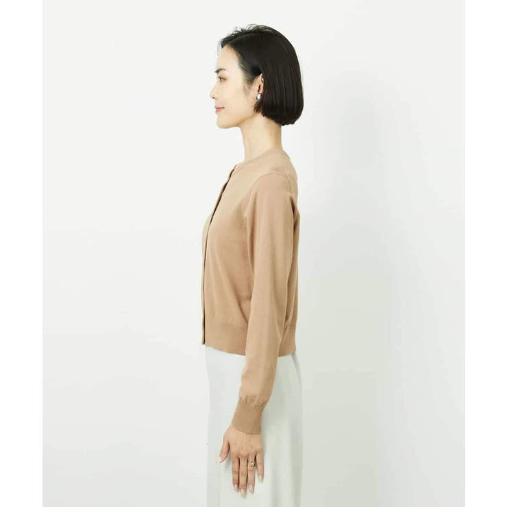 コンパクトクルーネックカーディガン | MICHEL KLEIN | 詳細画像19 