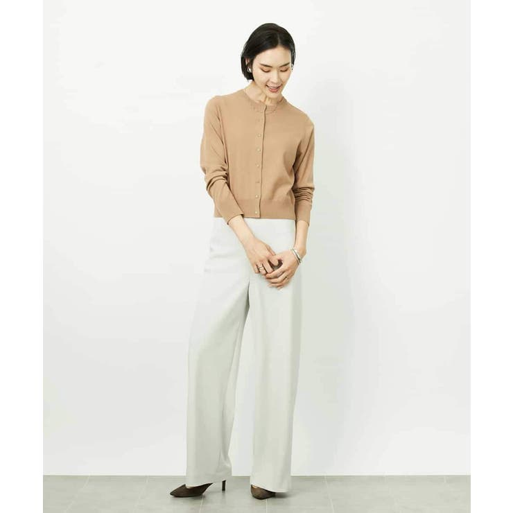 コンパクトクルーネックカーディガン | MICHEL KLEIN | 詳細画像5 