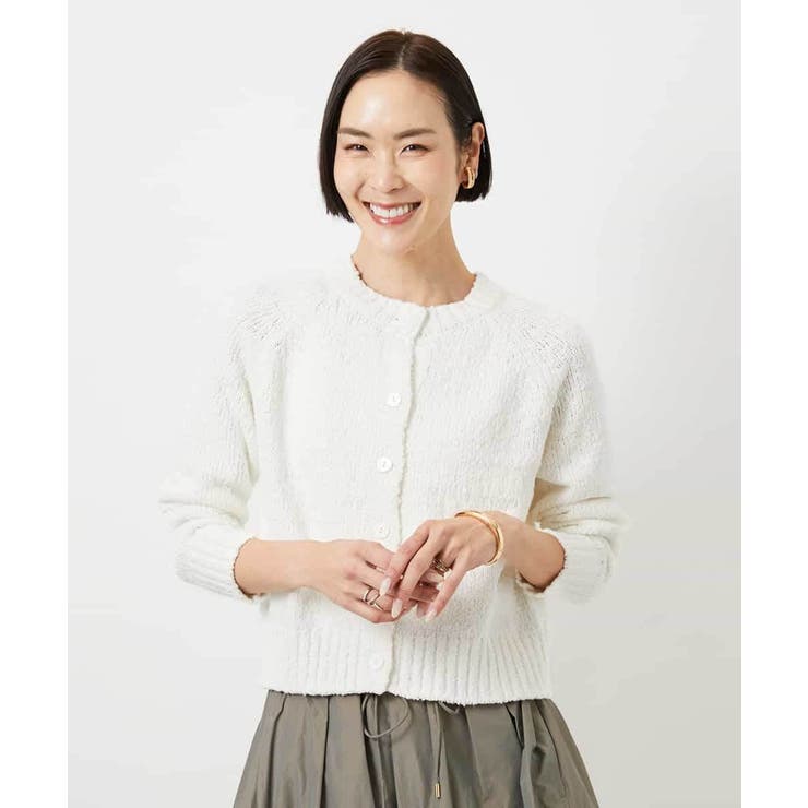 クルーネックカーディガン | MICHEL KLEIN | 詳細画像1 