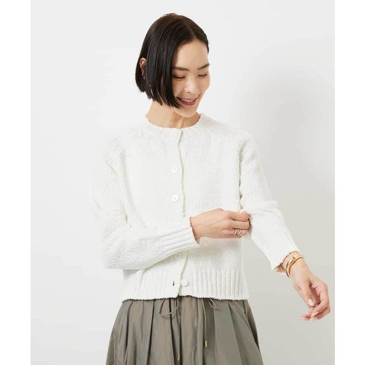 クルーネックカーディガン | MICHEL KLEIN | 詳細画像3 