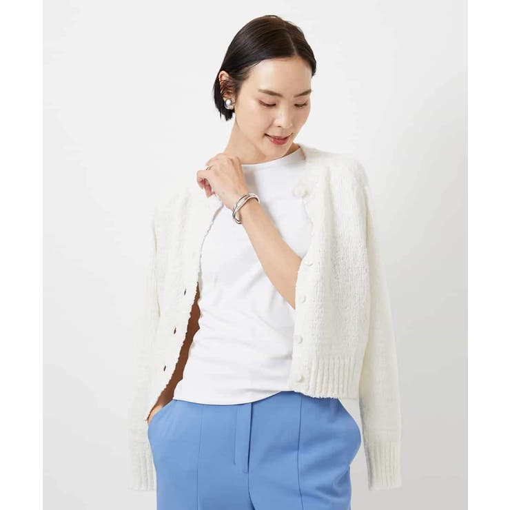 クルーネックカーディガン | MICHEL KLEIN | 詳細画像6 