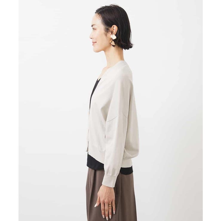 ホールガーメント（R）Vネックカーディガン | MICHEL KLEIN | 詳細画像19 