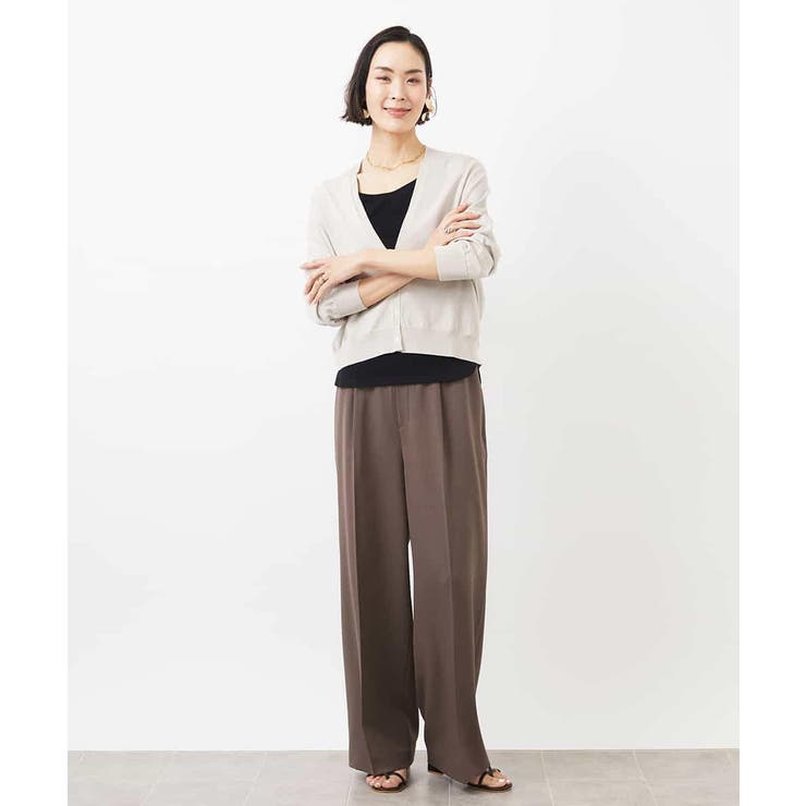 ホールガーメント（R）Vネックカーディガン | MICHEL KLEIN | 詳細画像4 