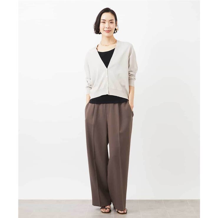 ホールガーメント（R）Vネックカーディガン | MICHEL KLEIN | 詳細画像5 