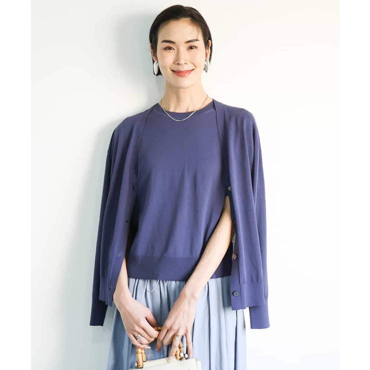 ケーブルニット カーディガン - ネイビーブルー | ZARA Japan / 日本